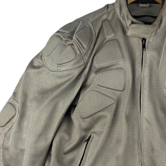Motophoria Padded Motorcycle Jacket Gray Mens Sz 44 Biker Riding Safety Heavy - Picture 3 of 16